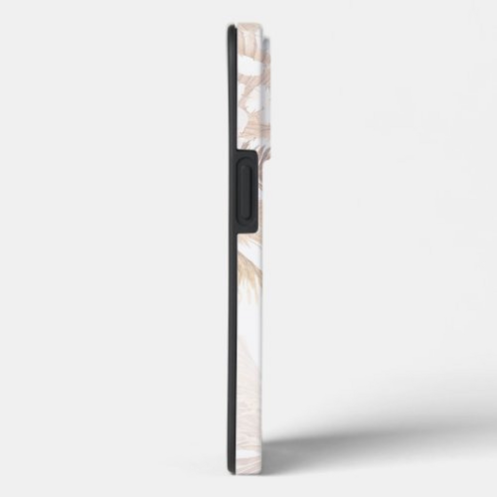 Custom iPhone Case with Floral Print Monogram