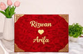 Personalized Nikah Nama Box with Name 💍 | Premium Acrylic Islamic Wedding Certificate Storage Box 📜 | Muslim Wedding Keepsake Gift 🎁