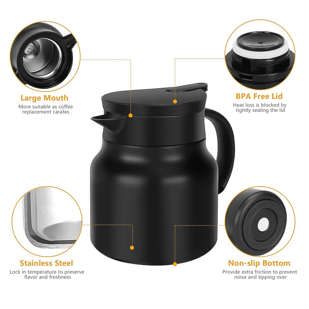 Personalized Thermal Coffee Carafe Tea Pot & Water Bottles